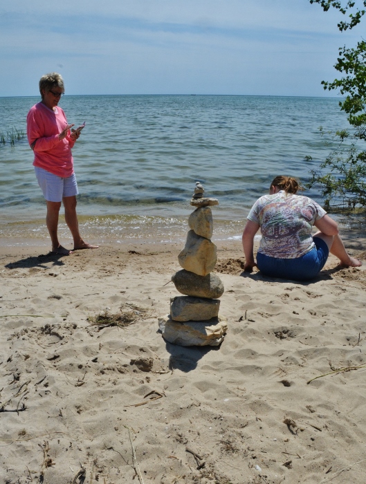 a cairn we built